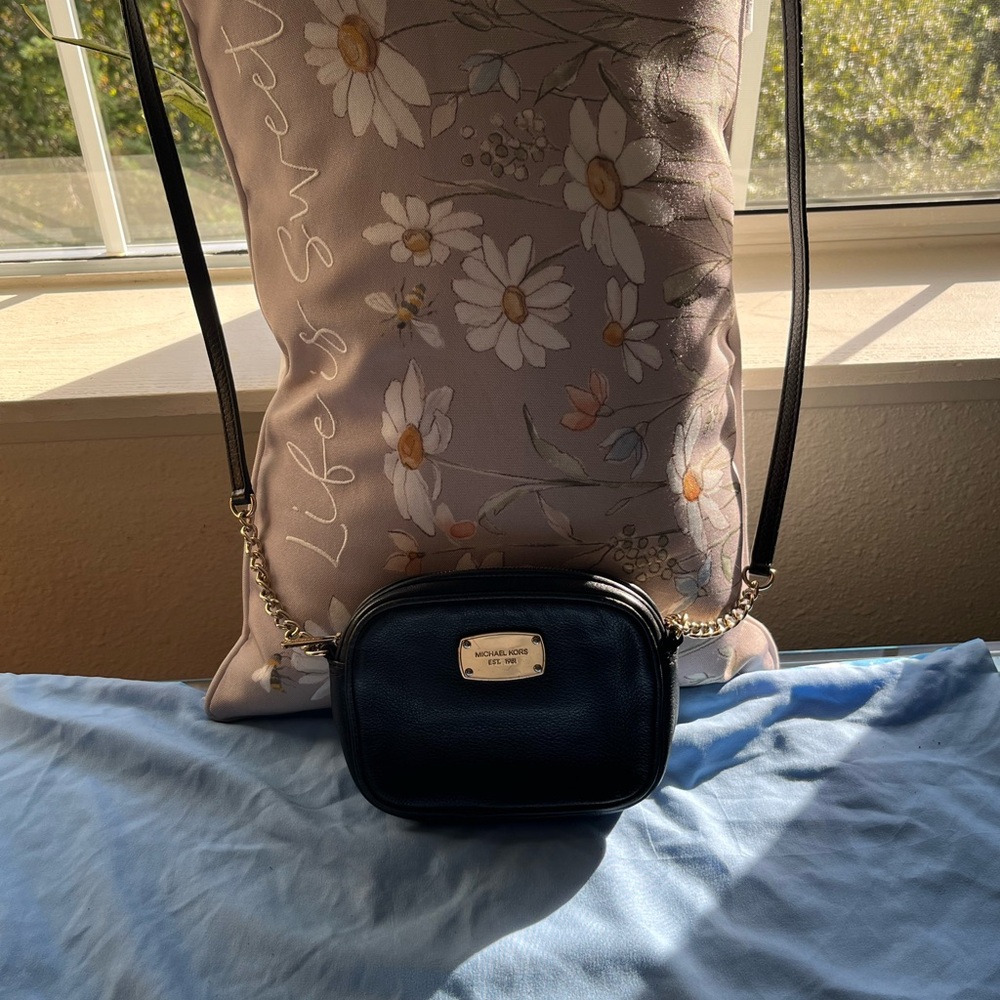 Michael Kors Black Mini Crossbody